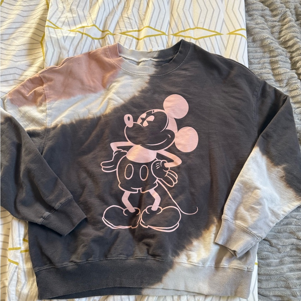 Disney Gray Mickey Mouse Sweatshirt